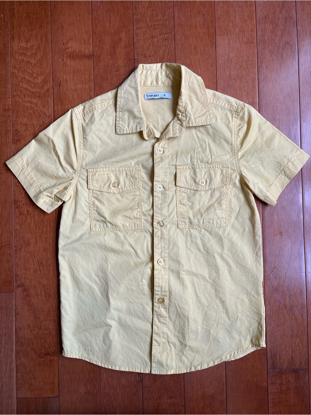 Boys Yellow Dress Shirt